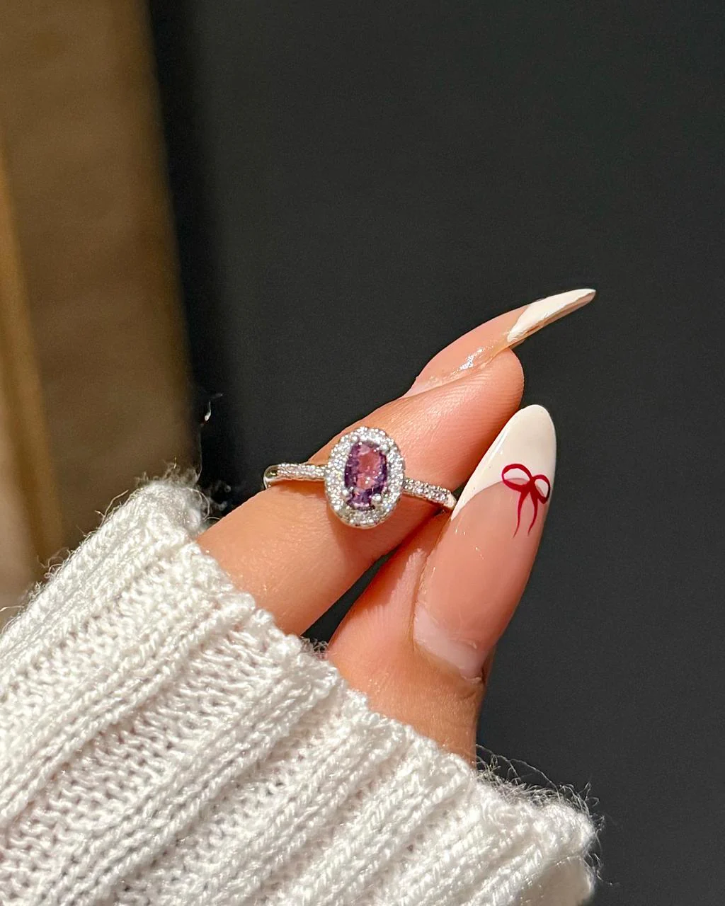 Vanessa Ring- purple - Image 3