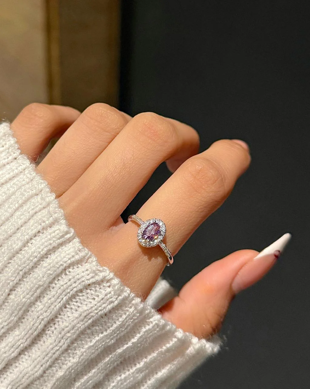Vanessa Ring- purple - Image 4