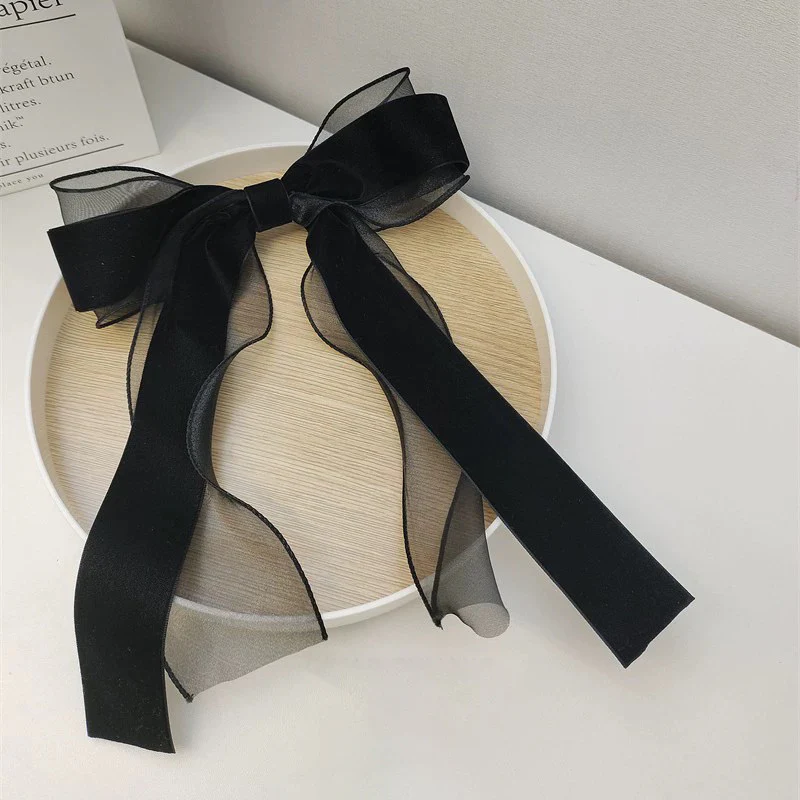 Velvet Veil Hair Bow