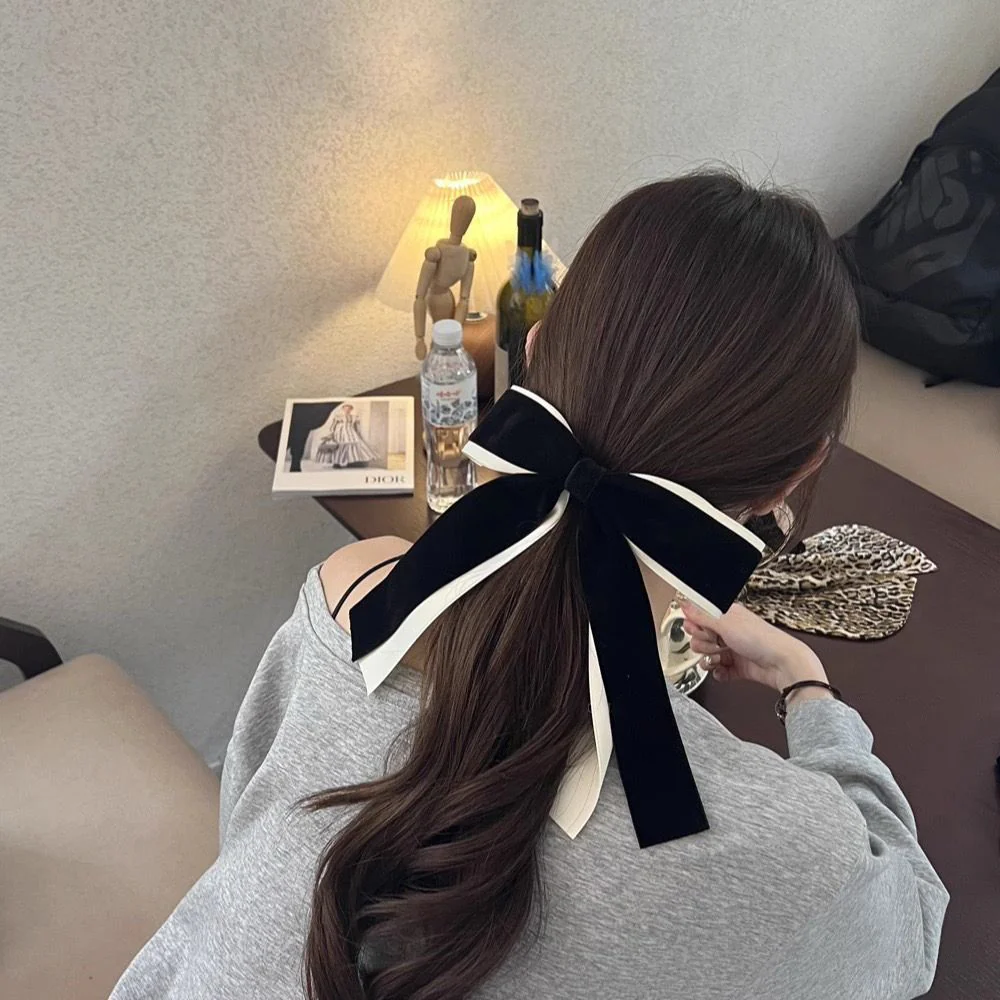 Velveteen Luxe Hair Bow - Image 2
