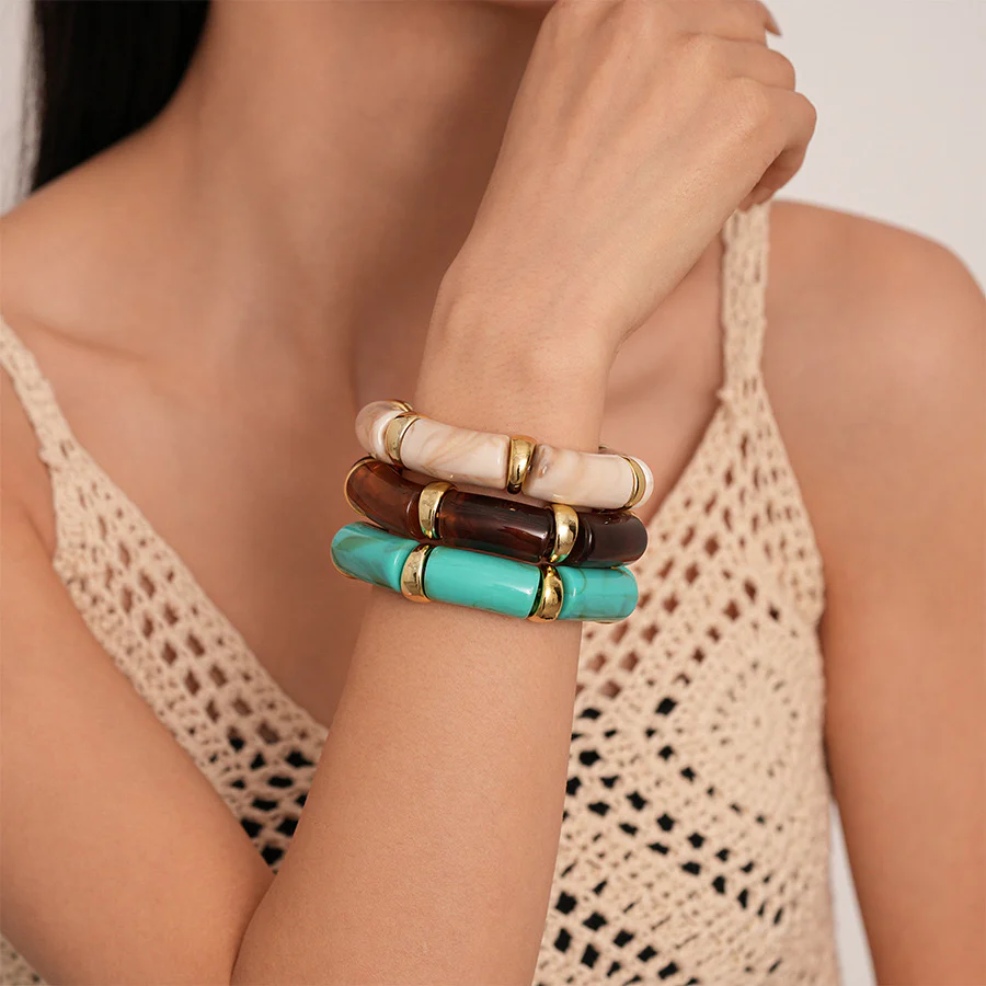 Vintage Bohemia Viral Acrylic Bracelet - Image 8