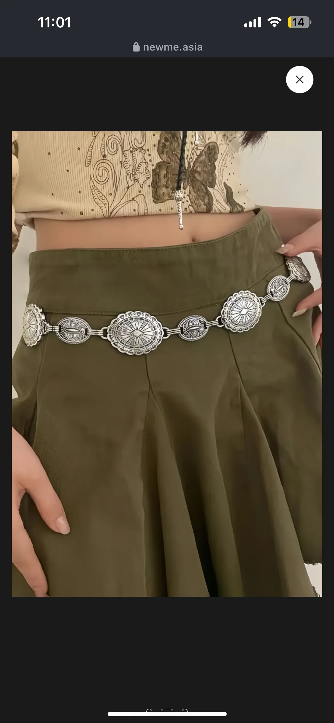 Vintage Egyptian Waist Chain - Image 6