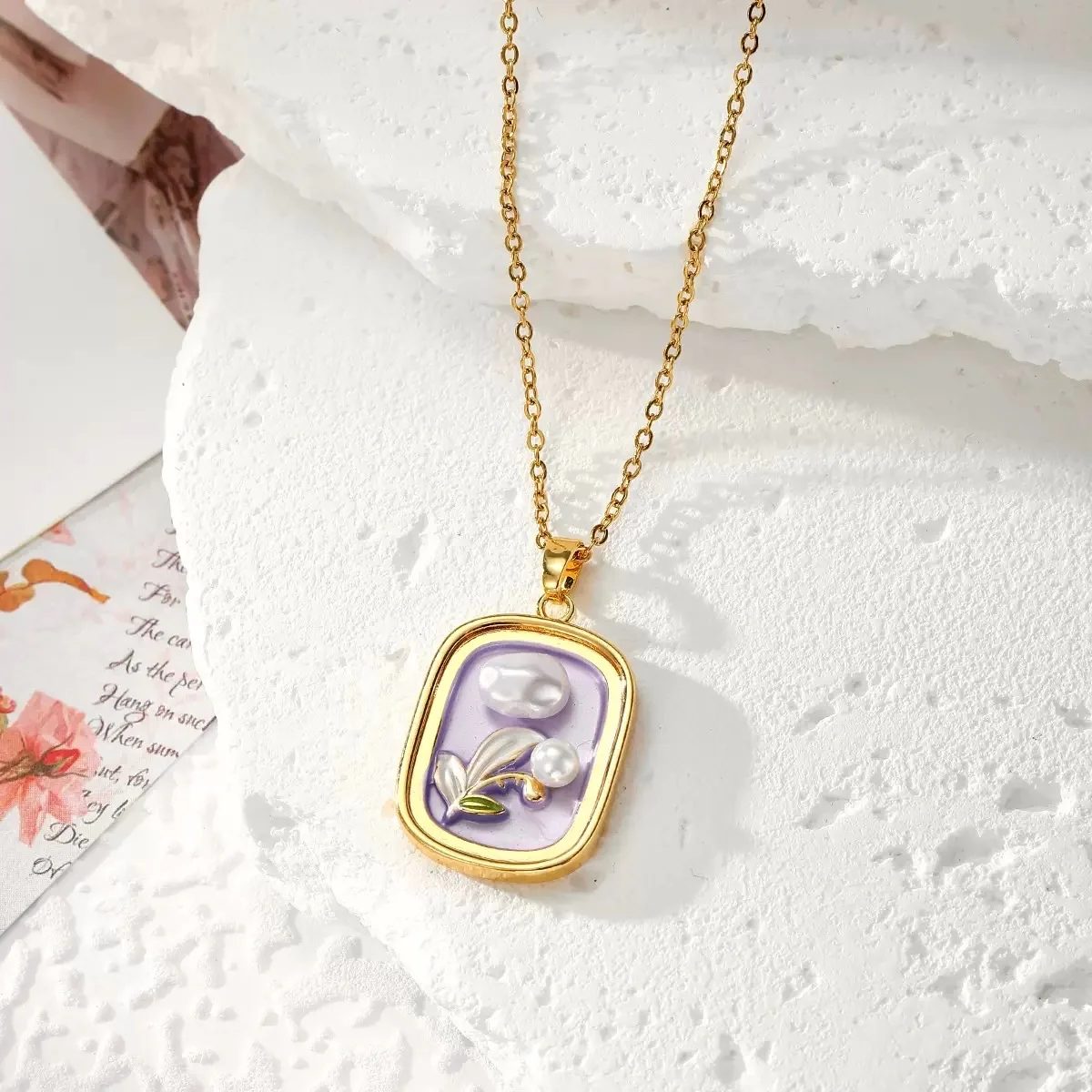 Vintage Riverie Pearl Necklace