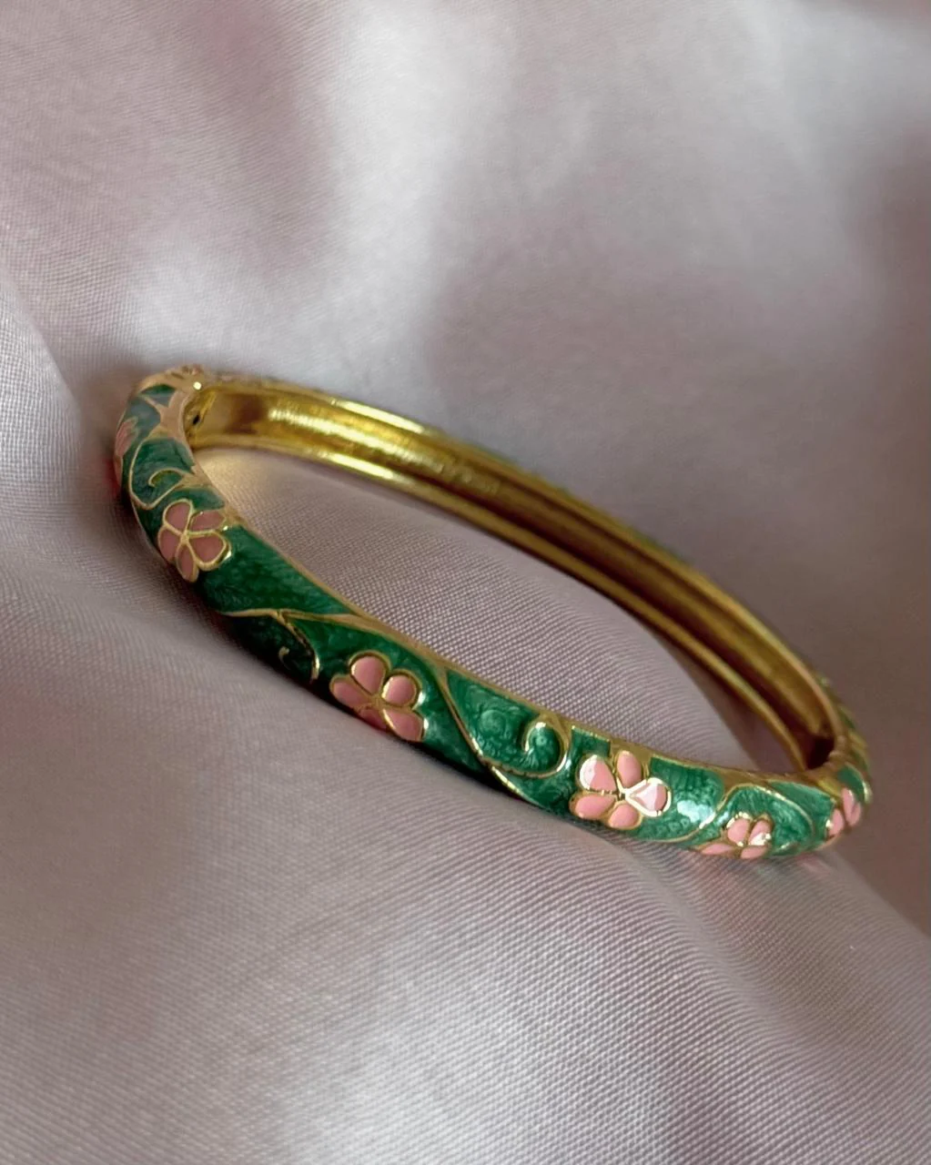 Vintage Whimsy Viral Enamel Bangle - Image 3
