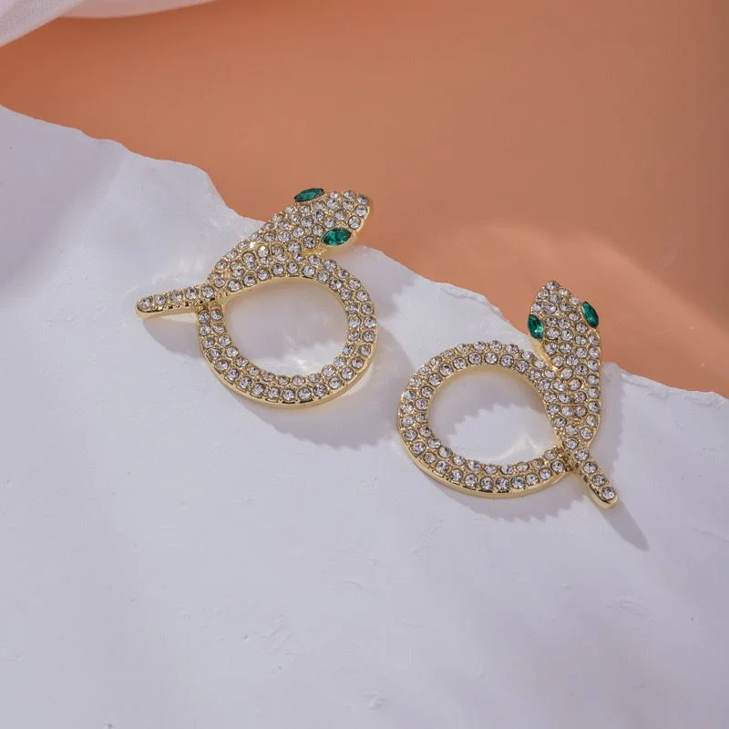 Viper Vibes Snake Earrings - Image 2