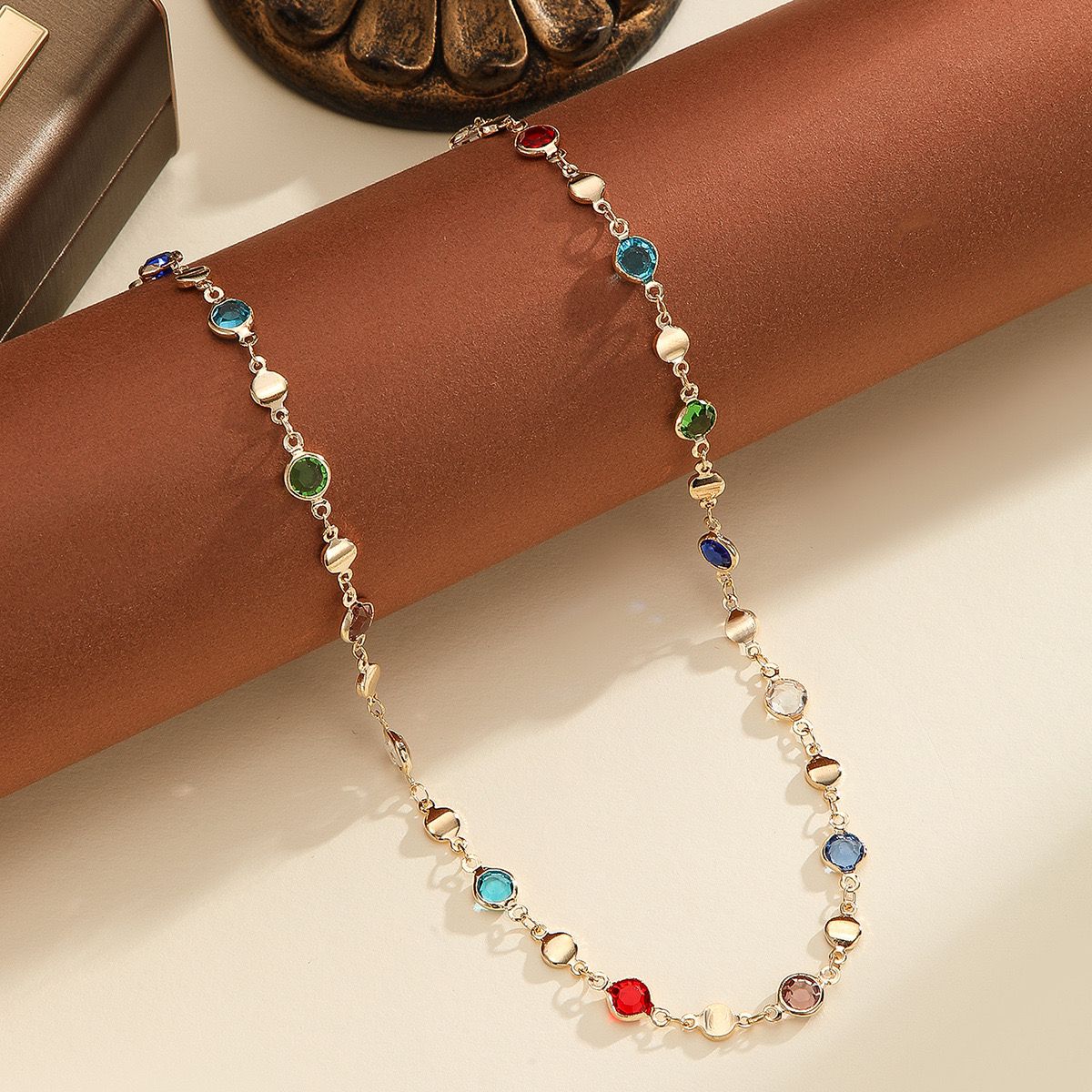 Viral Multi-coloured Beaded Necklace - Image 6