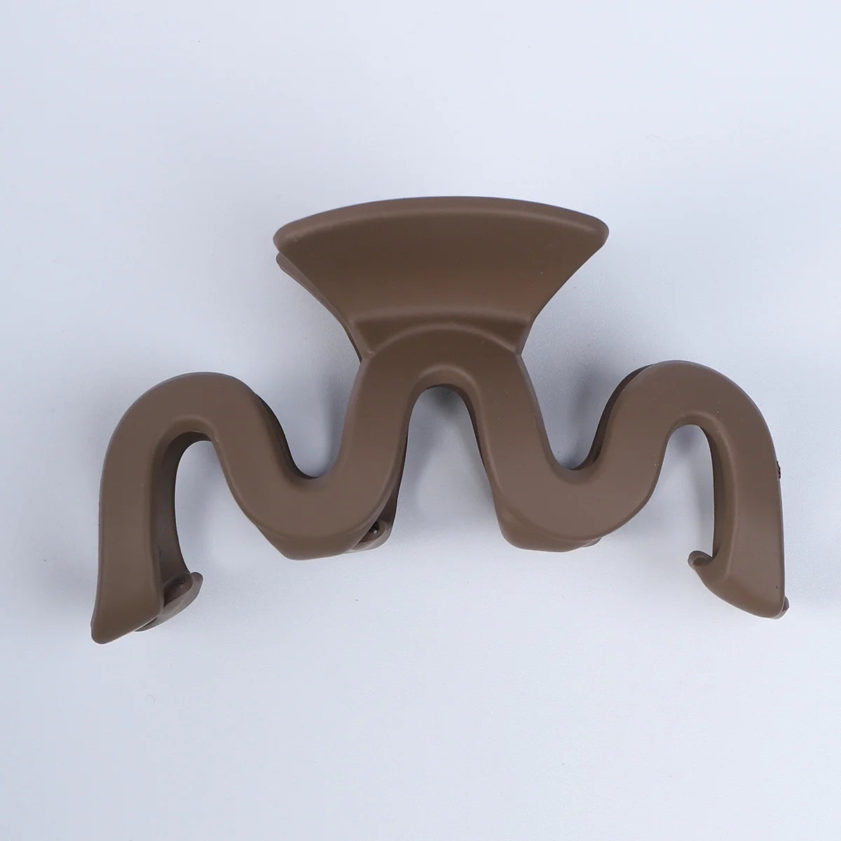Wavy Hair Claw- warm brown - Image 2
