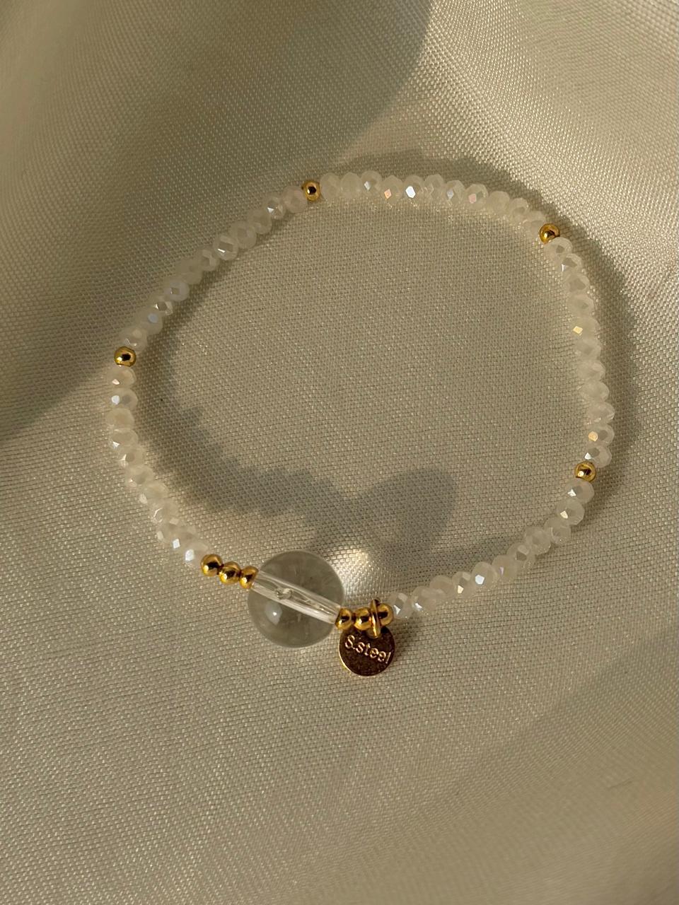 White Lead Bracelet