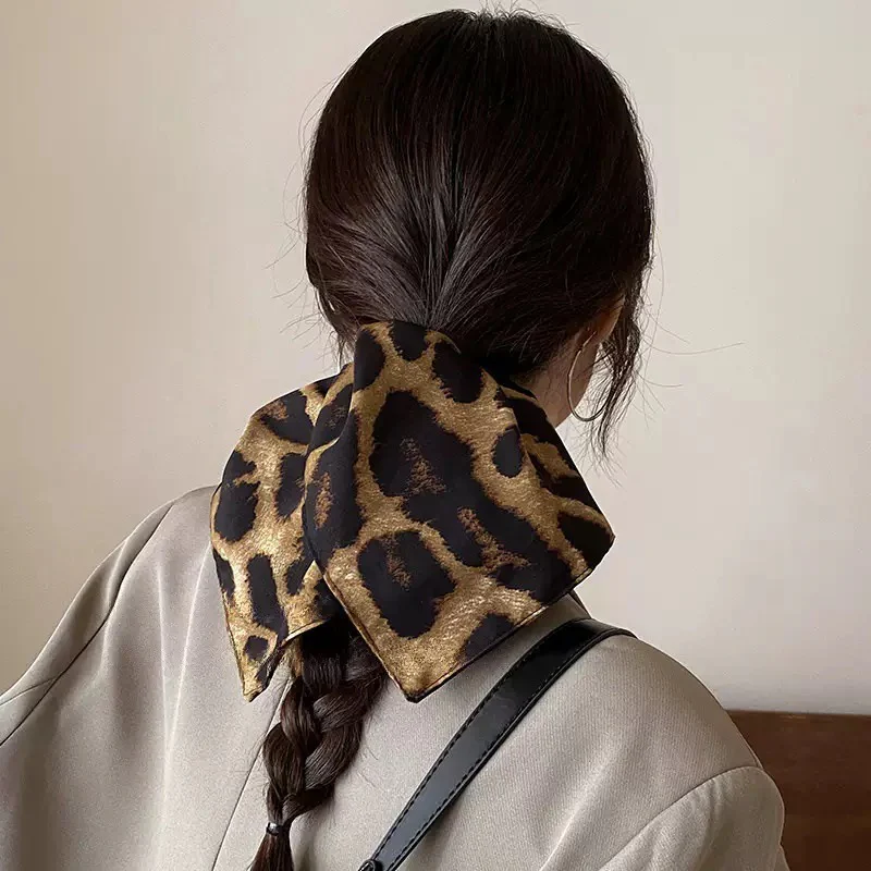 Wilderness Leopard Printed Scrunchie - Image 2