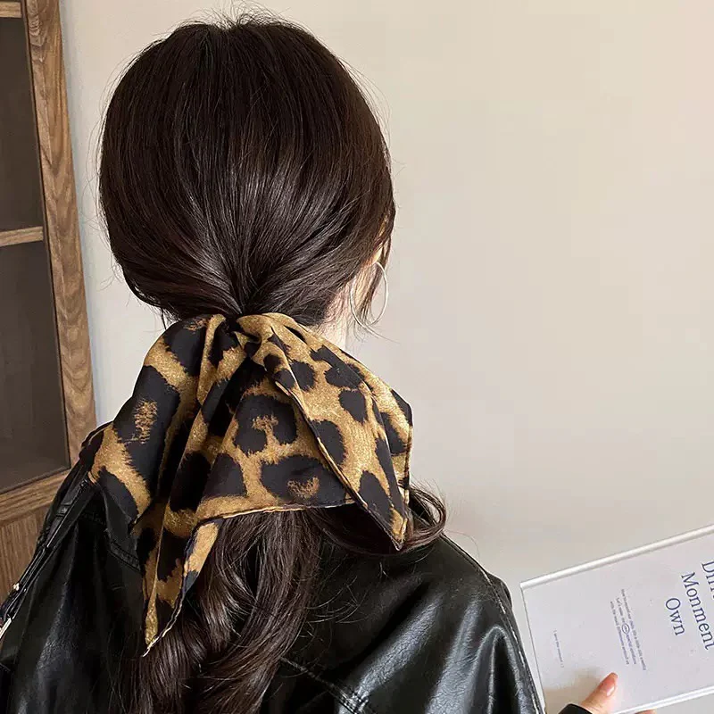 Wilderness Leopard Printed Scrunchie - Image 3