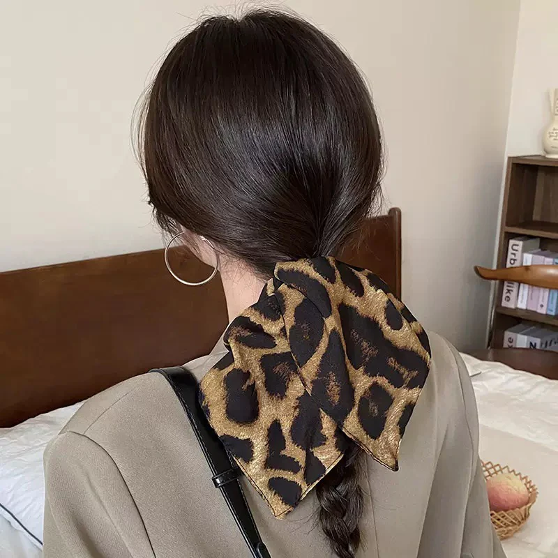 Wilderness Leopard Printed Scrunchie - Image 4