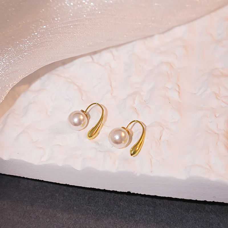 Wilted Pearl Earrings - Image 2
