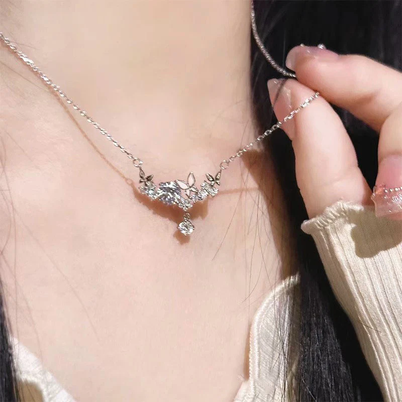 Winged in Carnation Necklace - Image 2