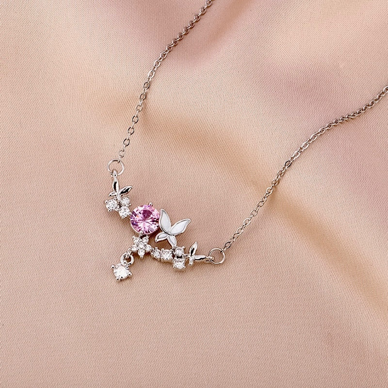 Winged in Carnation Necklace - Image 3