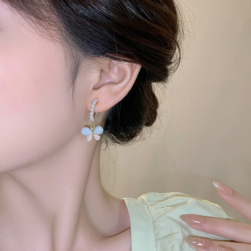 Wings with Bling Butterfly Earrings - Image 3
