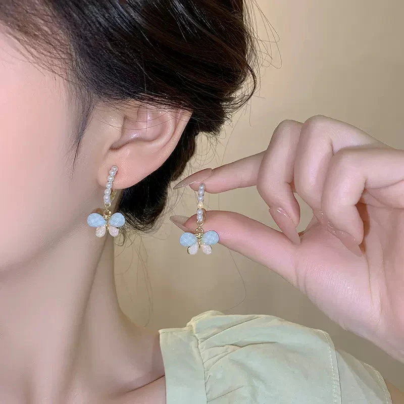 Wings with Bling Butterfly Earrings - Image 4