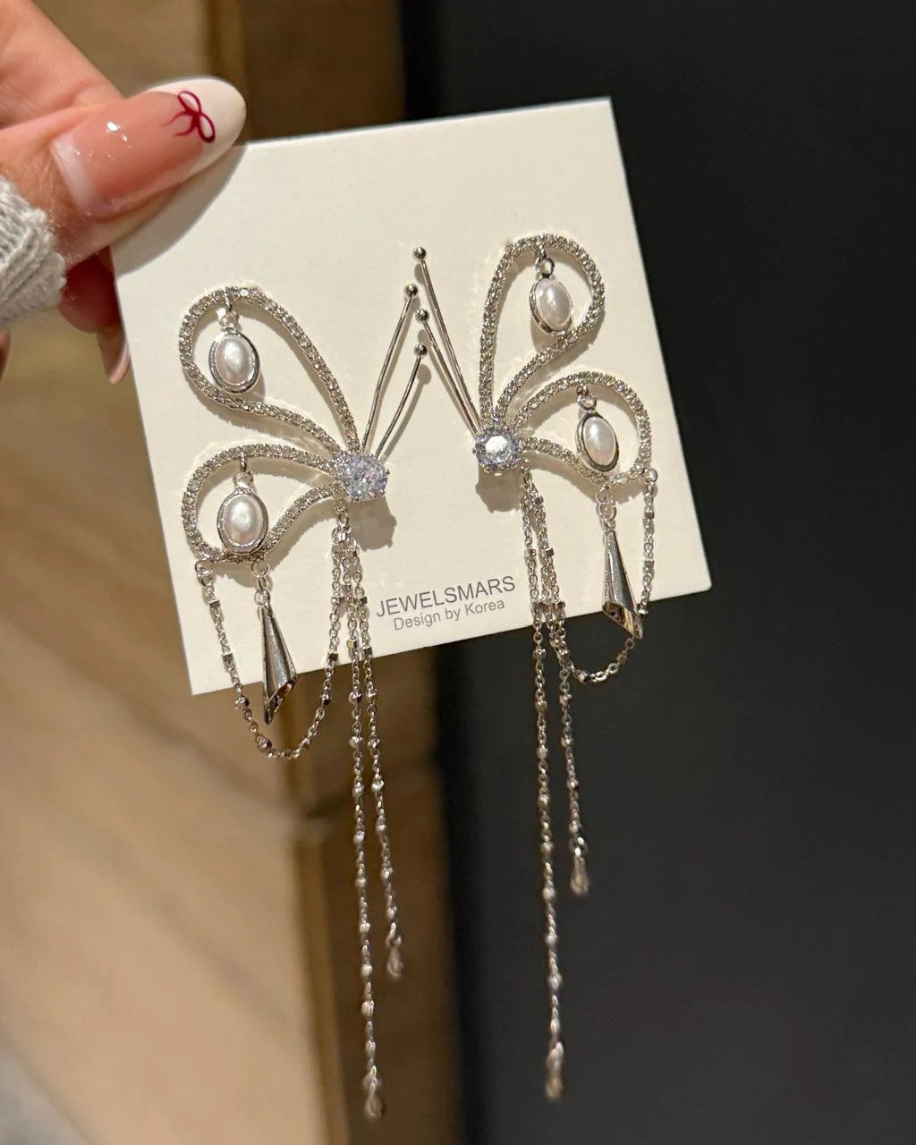 Wingsley Butterfly Earrings - Image 2