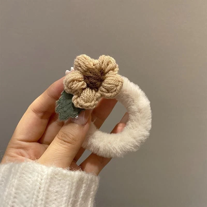 Winter Paradise Floral Scrunchies - Image 2