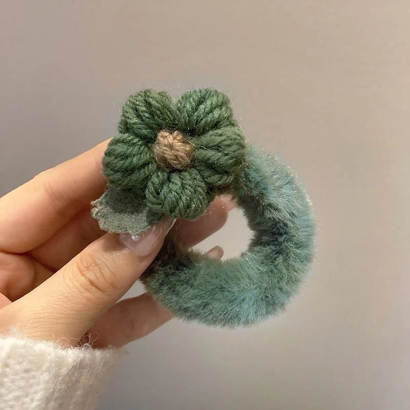 Winter Paradise Floral Scrunchies - Image 4