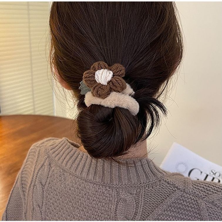 Winter Paradise Floral Scrunchies - Image 6