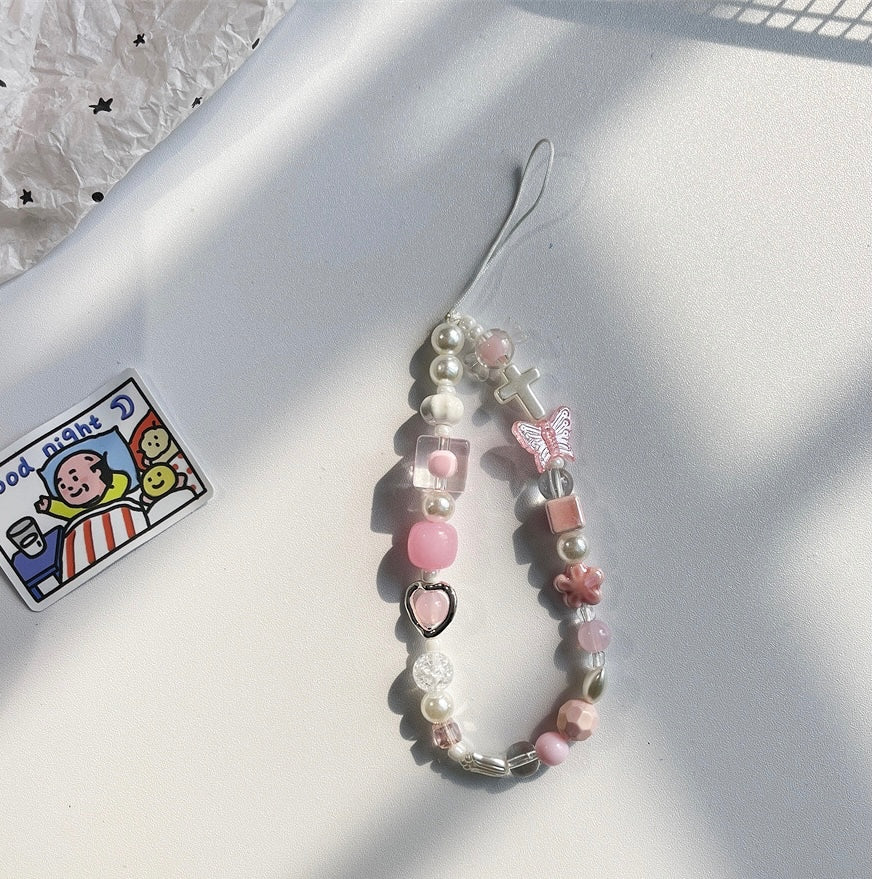 Y2k Doll-coded Beaded Phone Charm - Image 3